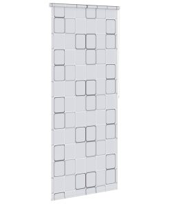 vidaXL Duschrollo 80x240 cm Quadratmuster