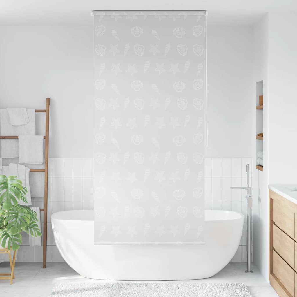 vidaXL Duschrollo 120x240 cm Seesternmuster
