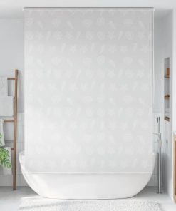 vidaXL Duschrollo 160x240 cm Seesternmuster