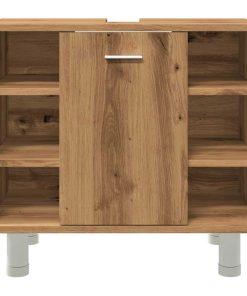 vidaXL Badschrank Artisan-Eiche 60x32x53,5 cm Holzwerkstoff