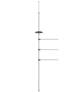 vidaXL Handtuchhalter 47x280 cm Aluminium