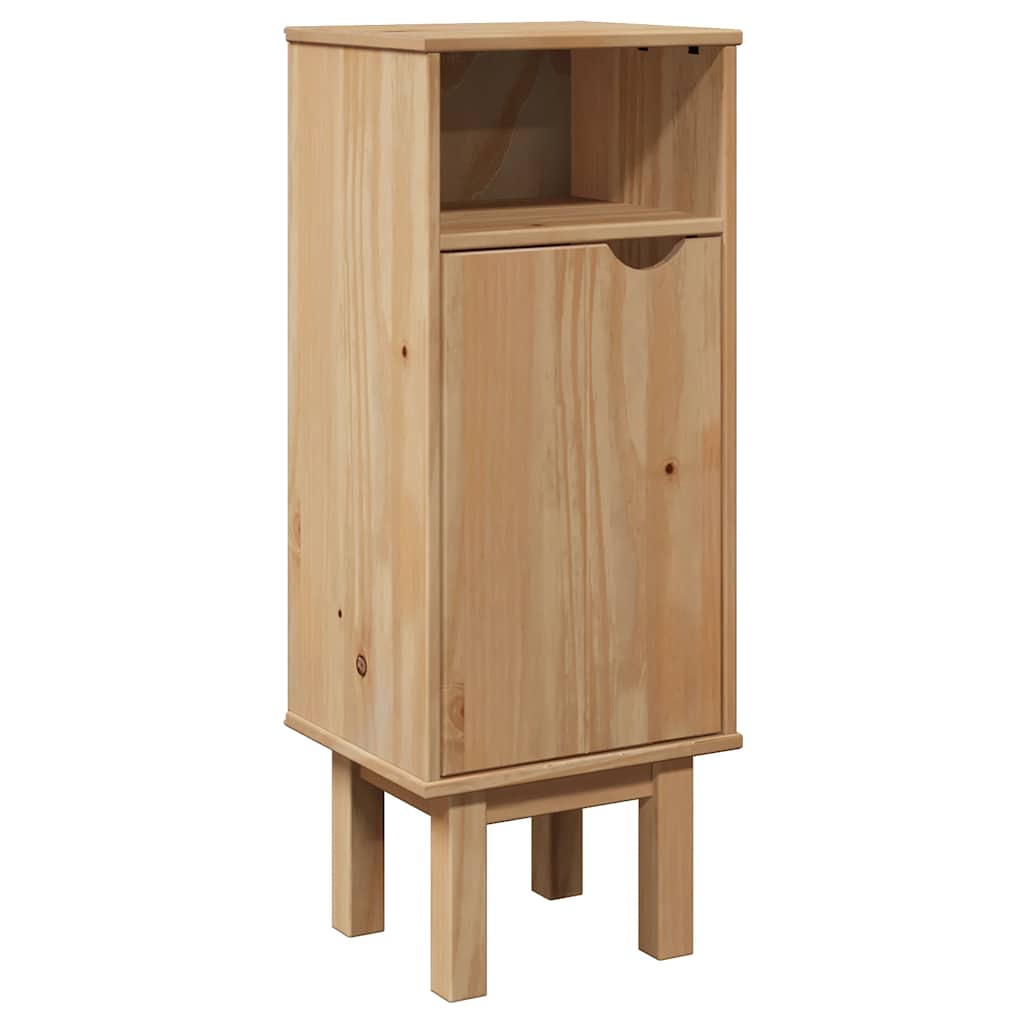 vidaXL Badschrank OTTA 35x30x90 cm Massivholz Kiefer