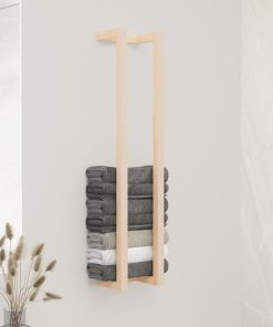 vidaXL Handtuchhalter 23x18x110 cm Massivholz Kiefer