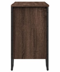 vidaXL Waschbeckenunterschrank Braun Eichen-Optik 60x35x60 cm