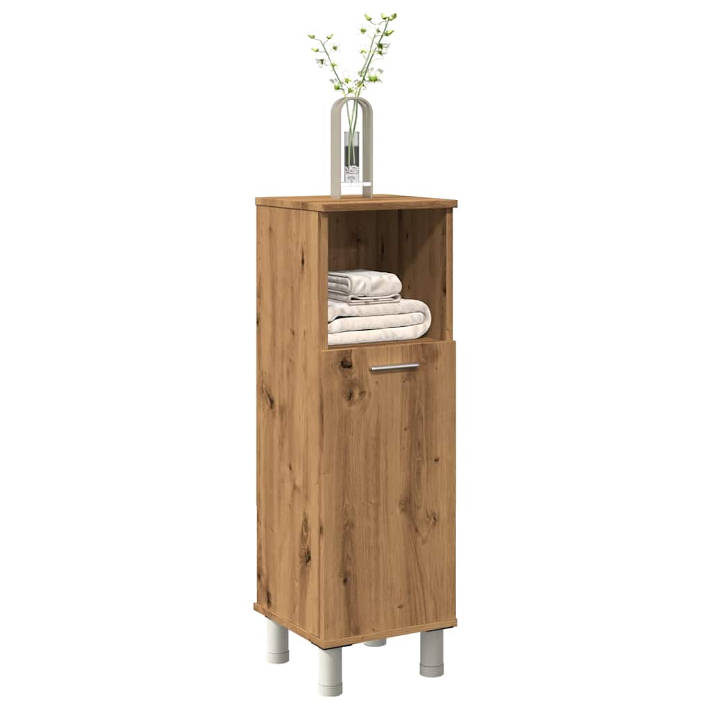 vidaXL Badschrank Artisan-Eiche 30x30x95 cm Holzwerkstoff