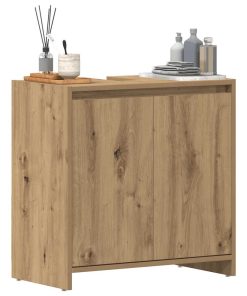 vidaXL Waschbeckenunterschrank Artisan-Eiche 60x33x60 cm
