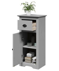 vidaXL Badschrank BODO Grau 44x30x90 cm