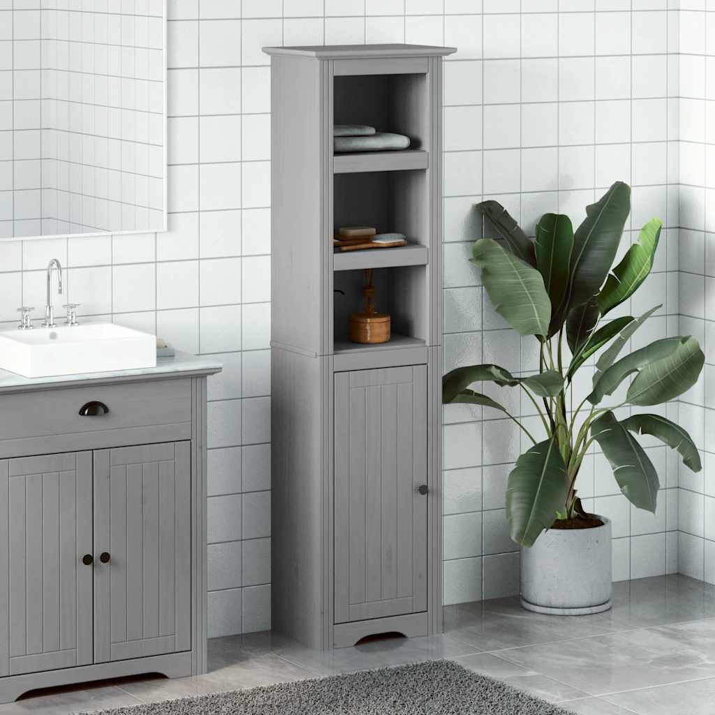 vidaXL Badschrank BODO Grau 44x30x160 cm