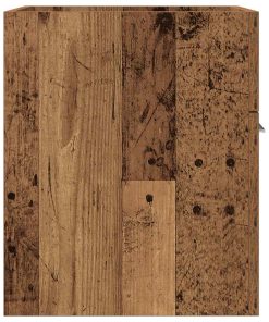 vidaXL Waschbeckenschrank Altholz-Optik 41x38,5x46 Holzwerkstoff