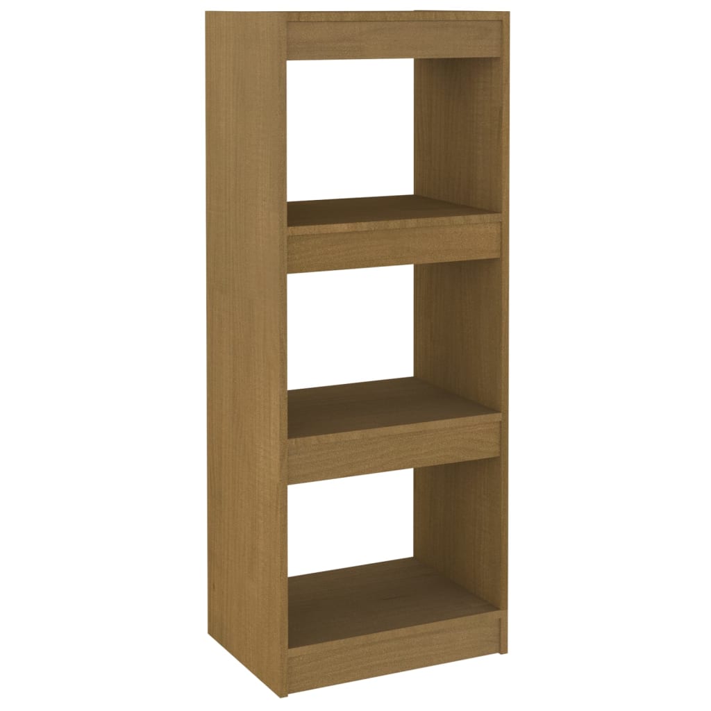 vidaXL Bücherregal/Raumteiler Honigbraun 40x30x103,5 Massivholz Kiefer