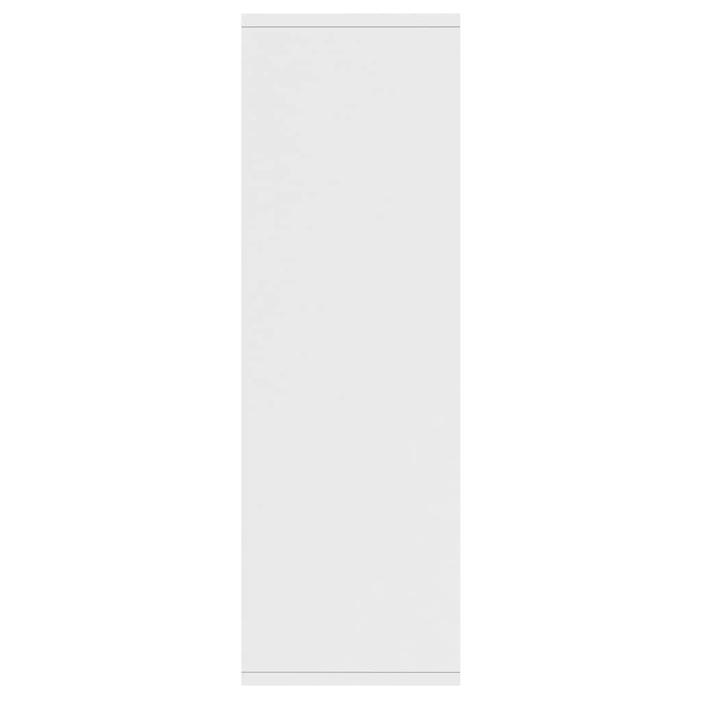 vidaXL Bücherregal/Sideboard Weiß 50x25x80 cm Holzwerkstoff