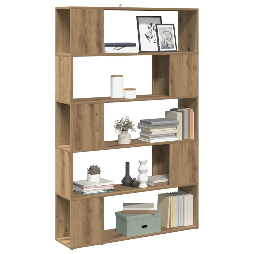 vidaXL Bücherregal/Raumteiler Artisan-Eiche 100x24x155 cm