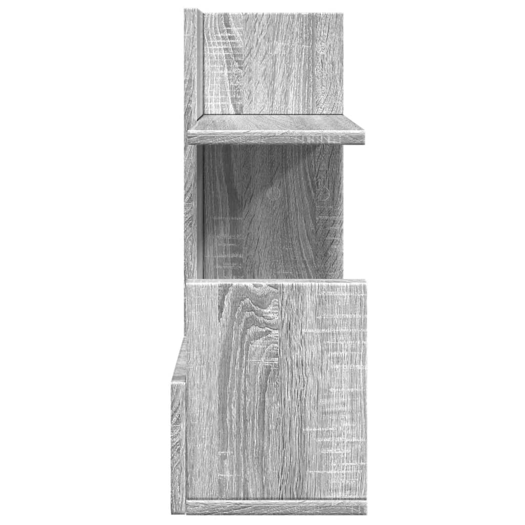 vidaXL Schreibtisch-Organizer Grau Sonoma 49x20x52,5 cm Holzwerkstoff