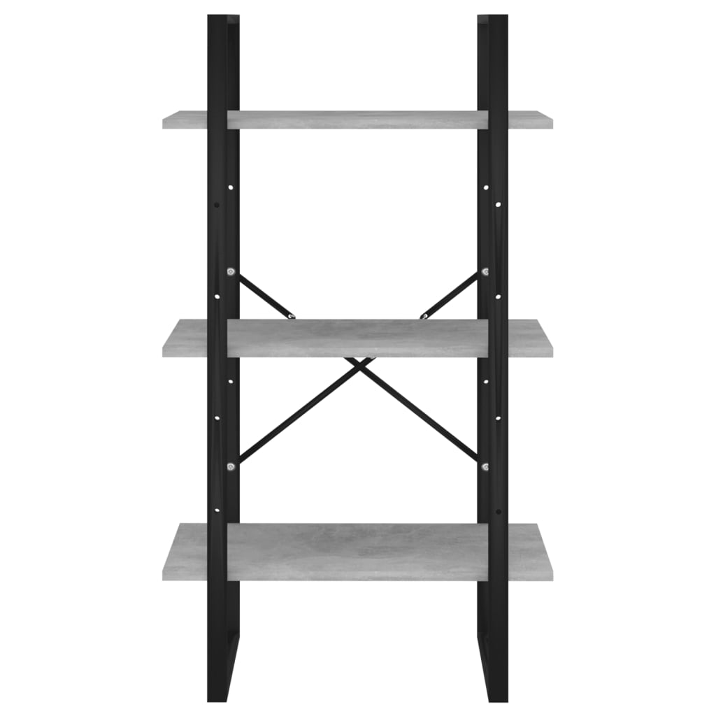 vidaXL Lagerregal Betongrau 60x30x105 cm Holzwerkstoff