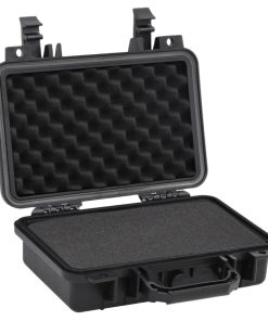 vidaXL Flugkoffer Tragbar Schwarz 30x22x10 cm PP