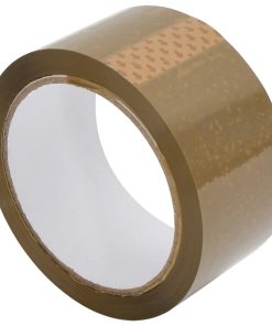 vidaXL Paketklebeband 72 Stk. Braun 48 mm x 66 m