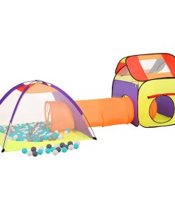 vidaXL Spielzelt mit 250 Bällen Mehrfarbig 338x123x111 cm