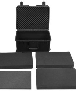 vidaXL Koffer für Flugreise Tragbar Schwarz 54x41,5x29 cm PP