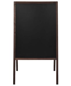 vidaXL Tafel Kundenstopper Doppelseitig Zedernholz Freistehend 60×80cm