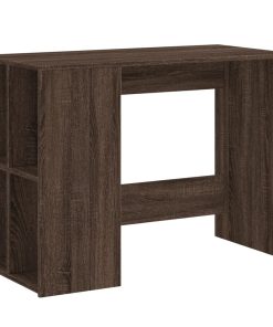 vidaXL Schreibtisch Braun Eichen-Optik 102x50x75 cm Holzwerkstoff