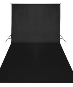 vidaXL Fotostudio-Set mit Softboxen, Hintergrundsystem und Reflektor