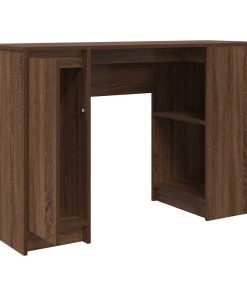vidaXL Schreibtisch Braun Eichen-Optik 120x42x76 cm Holzwerkstoff