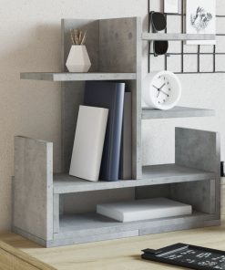 vidaXL Schreibtisch-Organizer Betongrau 49x20x52,5 cm Holzwerkstoff