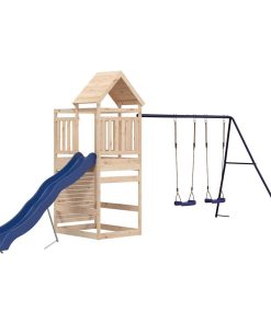 vidaXL Spielturm Massivholz Kiefer