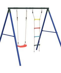 vidaXL Schaukel-Set mit Schaukelsitz und Strickleiter