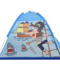 vidaXL Spielzelt mit 250 Bällen Blau 120x120x90 cm