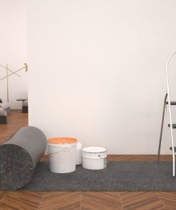 vidaXL Rutschfestes Malervlies 2 Stk. 50 m 280 g/m² Grau