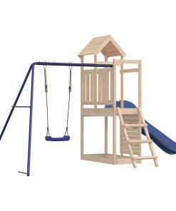 vidaXL Spielturm Massivholz Kiefer