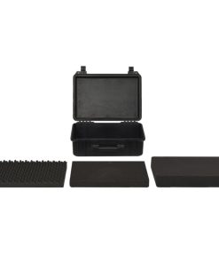vidaXL Flugkoffer Tragbar Schwarz 47x36x18 cm PP