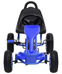 vidaXL Pedal Go-Kart mit Luftreifen Blau