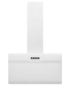 vidaXL Dunstabzugshaube 60 cm Stahl und Hartglas Weiß