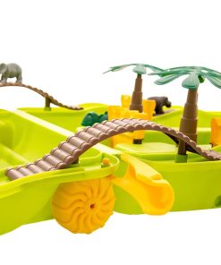 vidaXL Wasserspiel-Koffer Jungle 51x21,5x66,5 cm Polypropylen