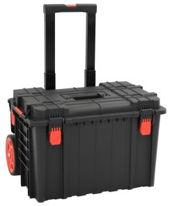 vidaXL Koffer für Flugreise Tragbar Schwarz 56,5x45,5x48 cm PP