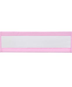 vidaXL Kleinkind-Bettschutzgitter Rosa 120x42 cm Polyester