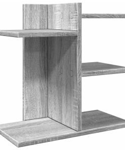 vidaXL Schreibtisch-Organizer Grau Sonoma 42x21,5x42 cm Holzwerkstoff