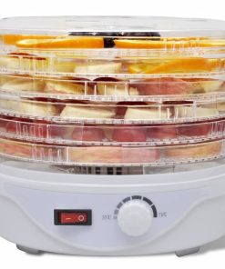 vidaXL Dörrgerät mit 6 stapelbaren Ablagen (Rund)