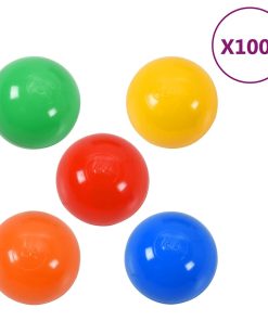 vidaXL Bälle für Bällebad 1000 Stk. Mehrfarbig