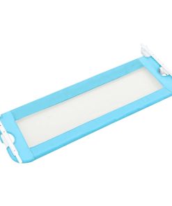 vidaXL Kleinkind-Bettschutzgitter Blau 120x42 cm Polyester