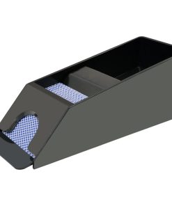 vidaXL Kombiniertes Poker/Blackjack Set mit 600 Laserchips Aluminium