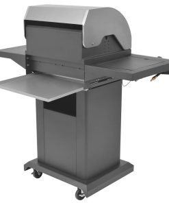 vidaXL Gasgrill 2+1 Flammen Schwarz und Silbern