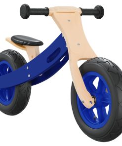 vidaXL Laufrad für Kinder mit Luftreifen Blau