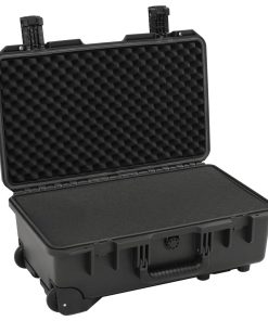 vidaXL Koffer für Flugreise Tragbar Schwarz 55x35x22,5 cm PP