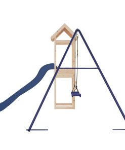 vidaXL Spielturm Massivholz Kiefer