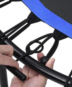 vidaXL Fitness Trampolin mit Griff und Sicherheitspolster 102 cm