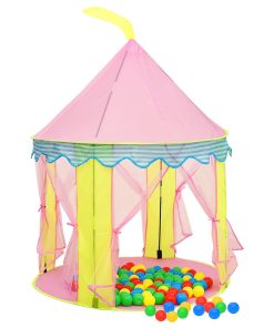 vidaXL Spielzelt für Kinder Rosa 100x100x127 cm