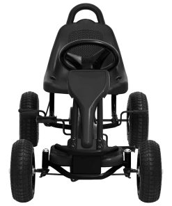 vidaXL Pedal Go-Kart mit Luftreifen Schwarz